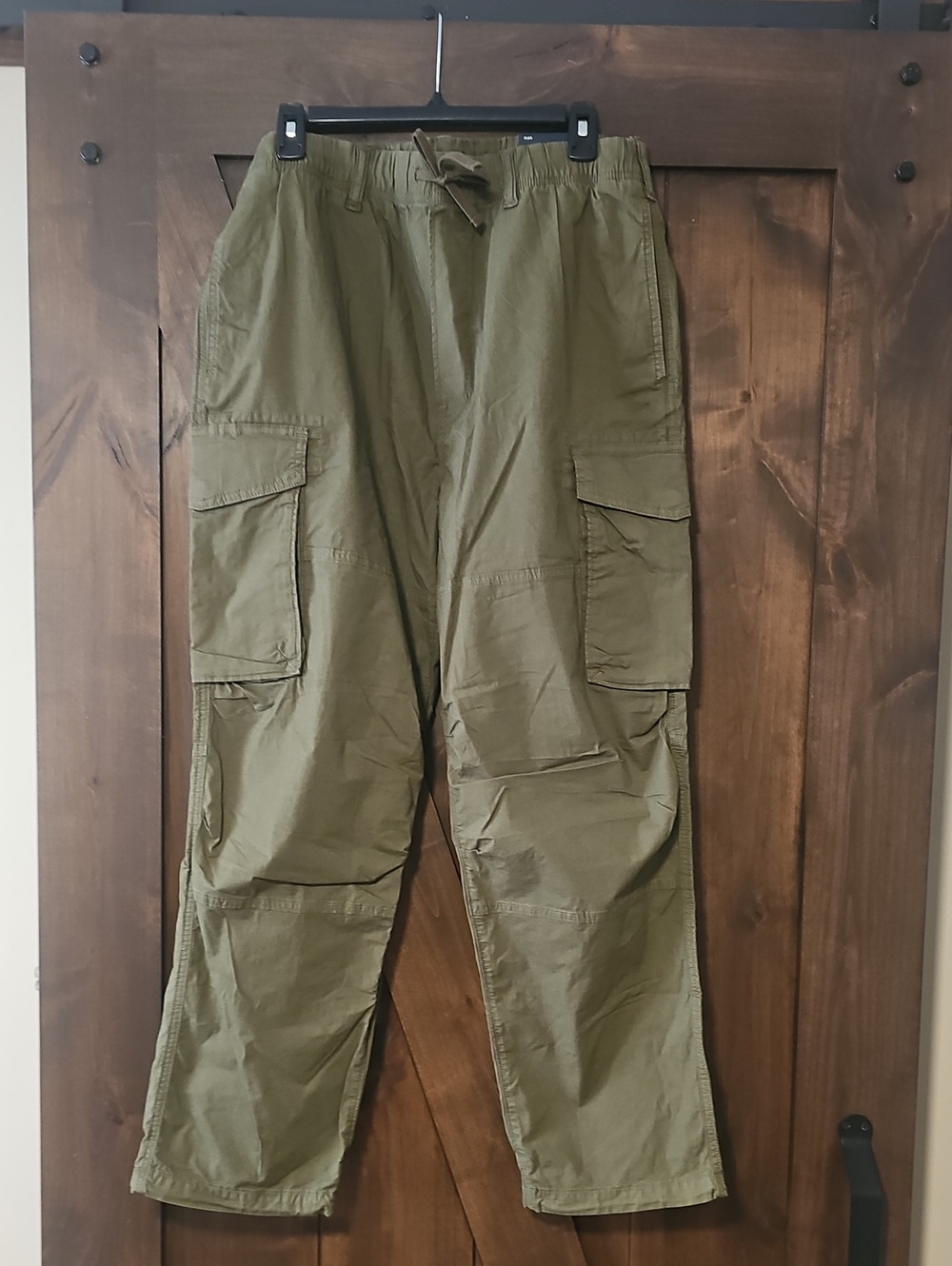American Eagle Outfitters Olive Green Cargo Pants - Men's Drawstring Utility